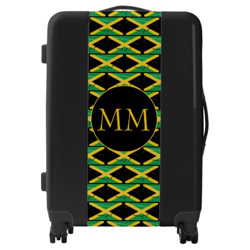 JAMAICA Flag Monogram  Luggage