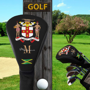 Jamaica & Flag Monogrammed Golf Clubs Covers