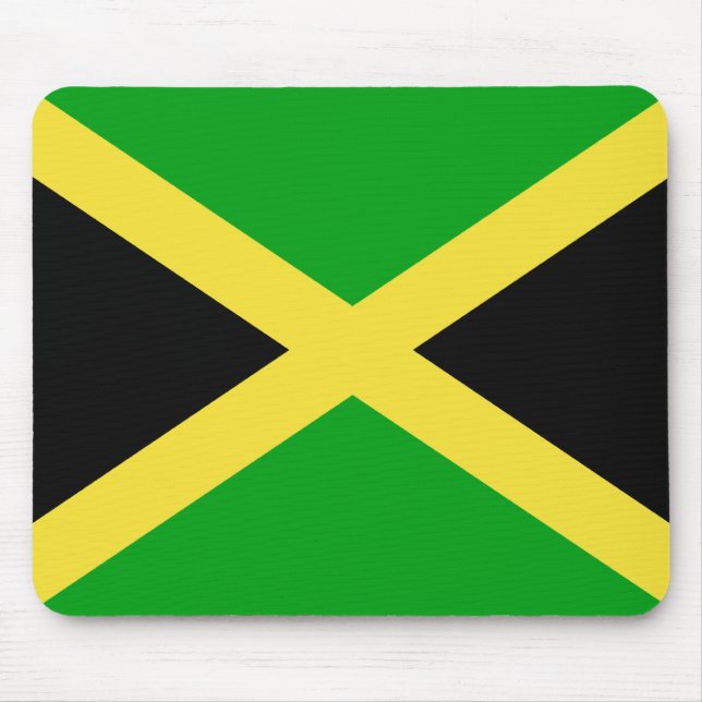 Jamaica Flag Mouse Pad (Front)