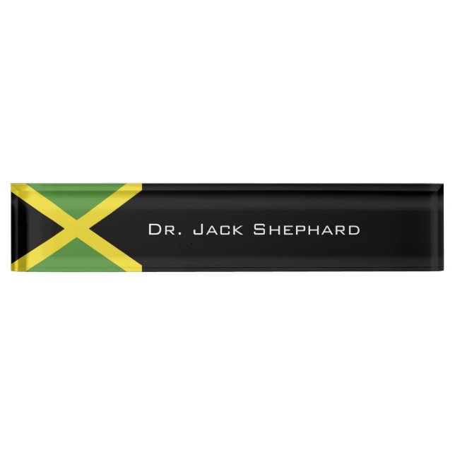 Jamaica Flag Name Plate (Front)