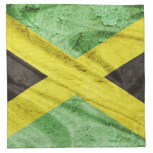 Jamaica flag napkin