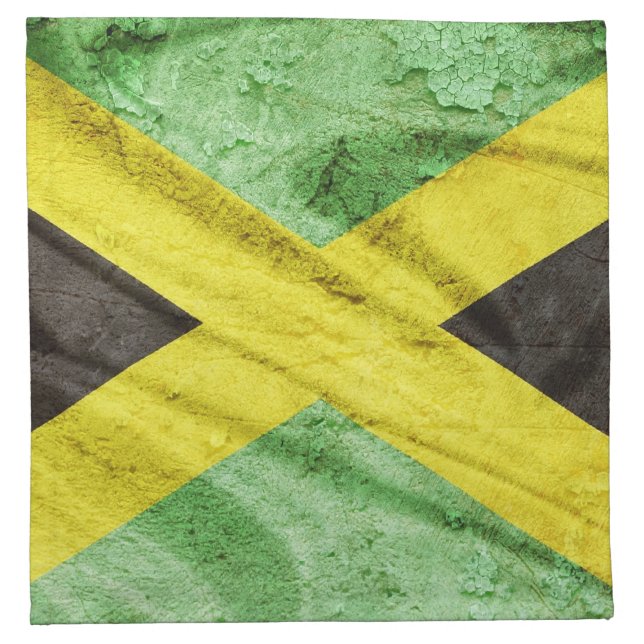 Jamaica flag napkin (Front)