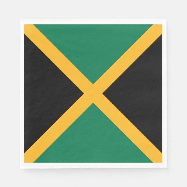 Jamaica Flag Napkins (Front)