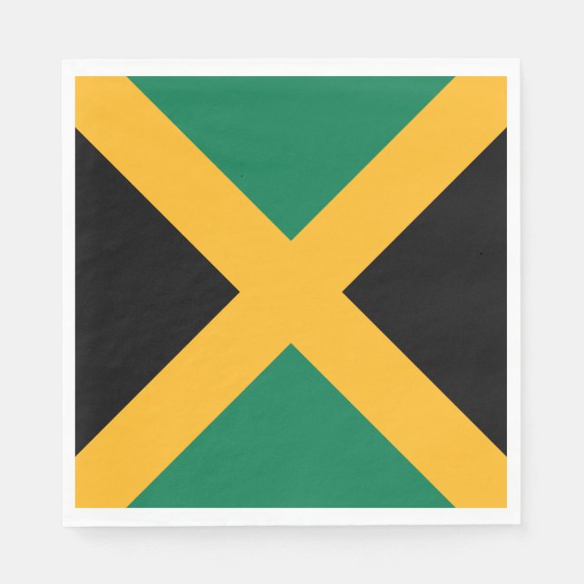 Jamaica Flag Napkins (Front)