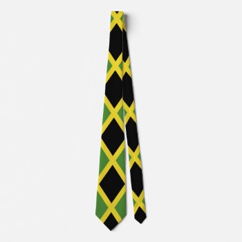 Jamaica Flag Neck Tie by electrosky at Zazzle