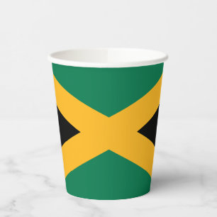 Jamaica Flag Paper Cups