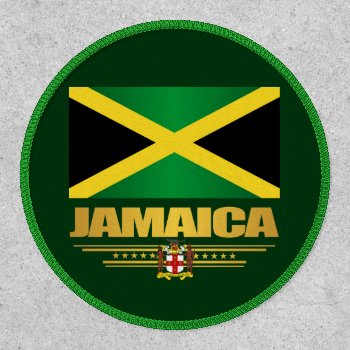 Jamaica Flag Patch by NativeSon01 at Zazzle