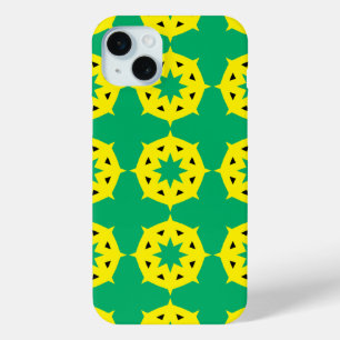 Jamaica flag pattern iPhone 15 plus case