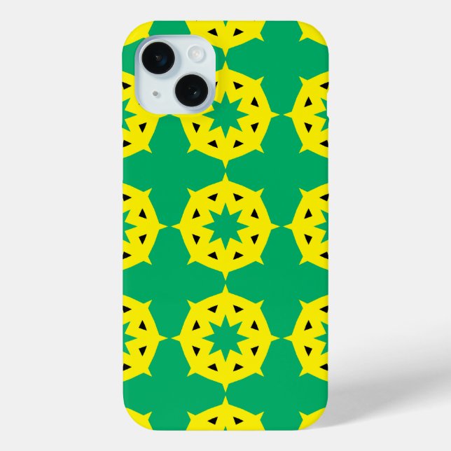 Jamaica flag pattern Case-Mate iPhone case (Back)