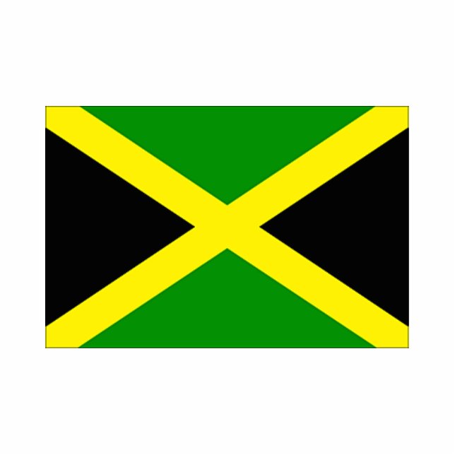 Jamaica Flag Photo cut-out (Front)