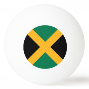 Jamaica Flag Ping Pong Ball