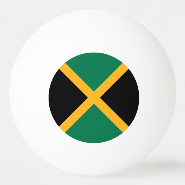 Jamaica Flag Ping Pong Ball (Front)