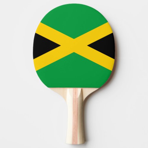 Jamaica Flag Ping Pong Paddle