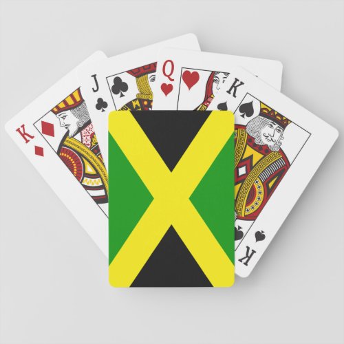 Jamaica Flag Playing Cards