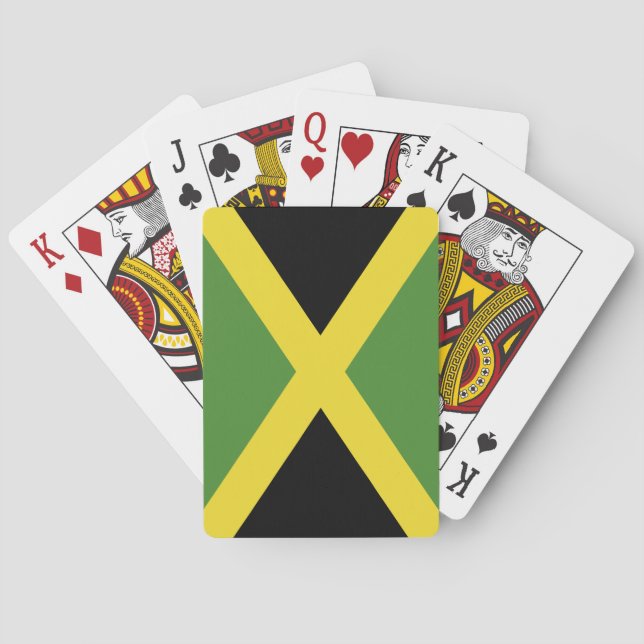 Jamaica Flag Poker Cards (Back)