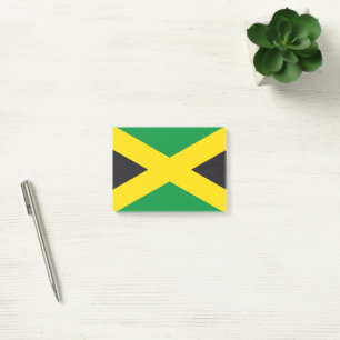 Jamaica flag post-it notes
