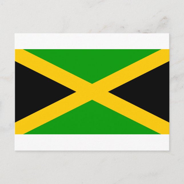 Jamaica Flag Postcard (Front)
