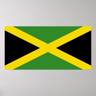 Jamaica flag poster