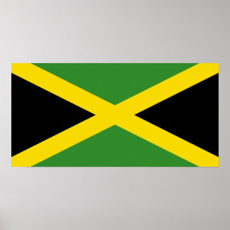 Jamaica flag poster