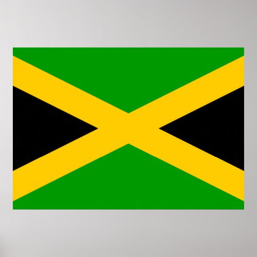 Jamaica Flag Poster