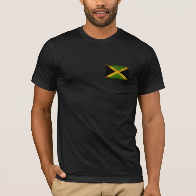 Jamaica Flag - Proud Jamaicans - Jah Army Shirt (Front)