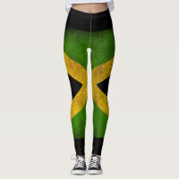 Jamaica flag - Proud Jamaicans - Yoga Leggins Leggings