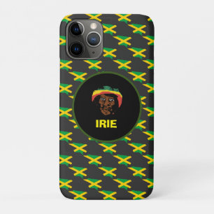 Jamaica flag ,Rastafarian head ,Jamaica iPhone 11 Pro Case