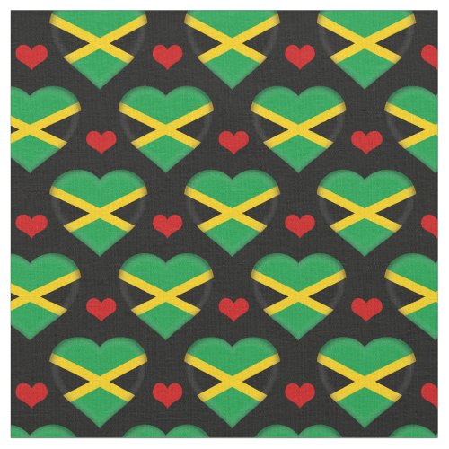 Jamaica Flag  Red Heart fashion Fabric  reggae