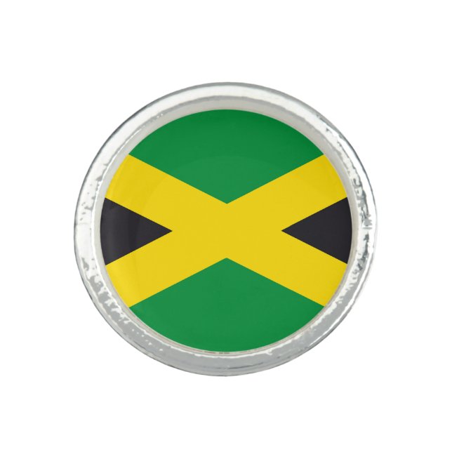 Jamaica flag ring (Front)