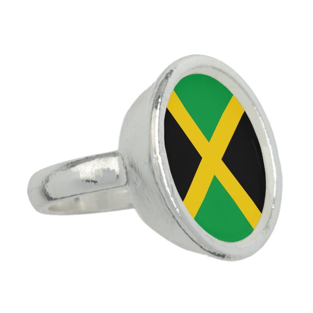Jamaica Flag Ring (Side)