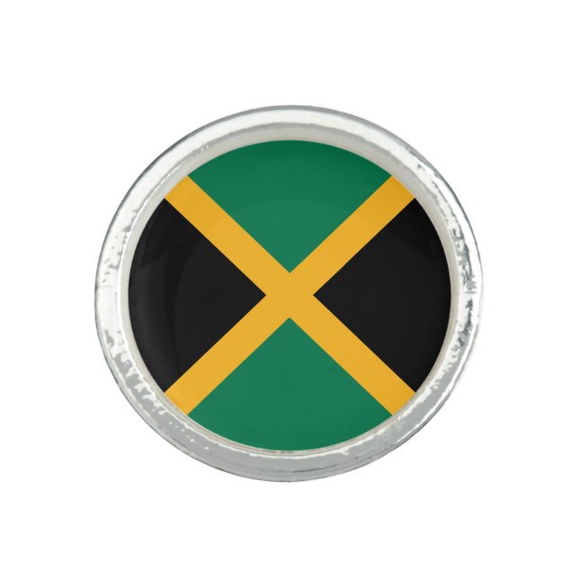 Jamaica Flag Ring (Front)