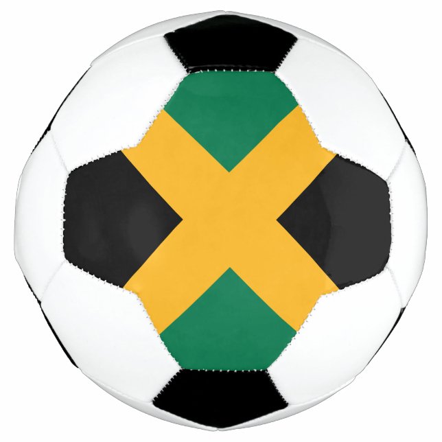 Jamaica Flag Soccer Ball (Front)