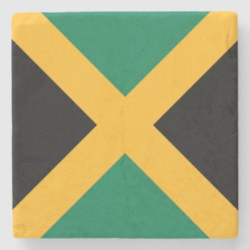Jamaica Flag Stone Coaster