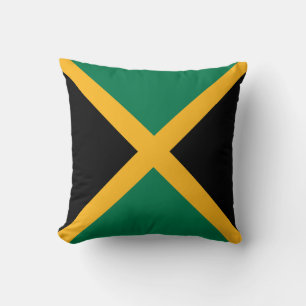Jamaica Flag Throw Pillow