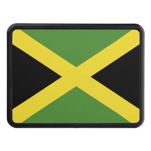 Jamaica Flag Trailer Hitch Cover