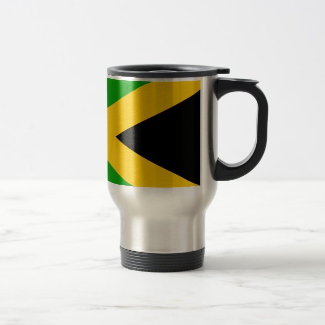 Jamaica Flag Travel Mug (Right)