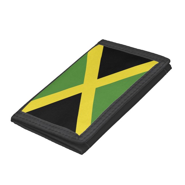 Jamaica Flag Trifold Wallet (Bottom)