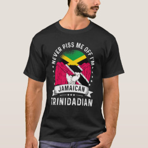 Jamaica Flag Trinidad&Tobago Grown Humor Pride T-Shirt