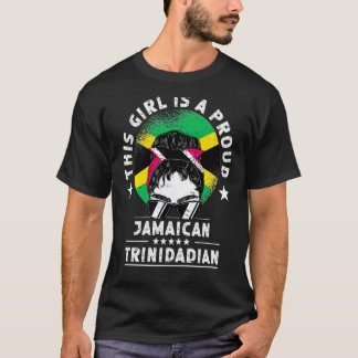 Jamaica Flag Trinidad&Tobago Grown Women Girl Prid T-Shirt