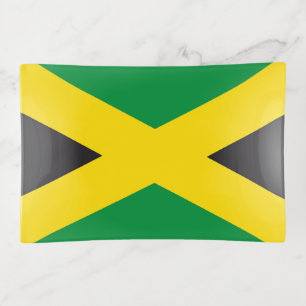 Jamaica flag trinket tray