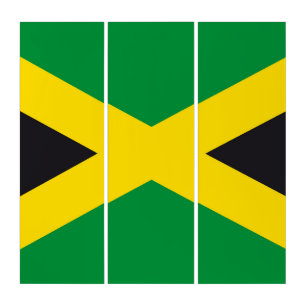 Jamaica flag triptych