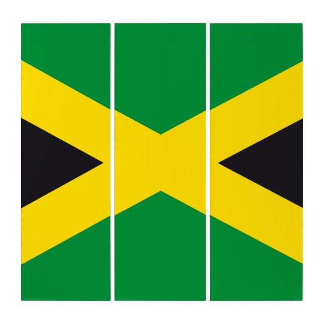 Jamaica flag triptych (Front)