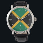 Jamaica Flag Watch<br><div class="desc">Patriotic flag of Jamaica.</div>