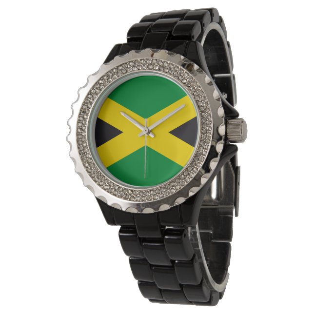 Jamaica flag watch (Angled)