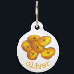 JAMAICA Fried Plantains Jamaican Food Cuisine Pet ID Tag<br><div class="desc">Design features an original marker illustration of delicious fried plantains. Also known as cooking bananas, plantains are a popular ingredient in Caribbean, South American, Central American, Puerto Rican, and West African cuisine. Ideal for your favorite foodie or chef! This plantain illustration is also available on other products. Don't see what...</div>