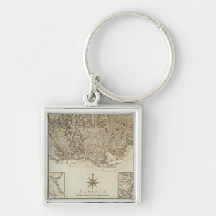 Jamaica from the latest surveys keychain