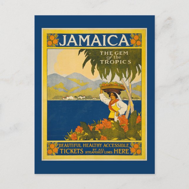 Jamaica - Gem of the Tropics, Postcard (Front)