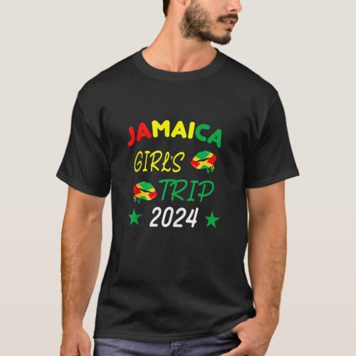 Jamaica Girls Trip 2024 Summer Vacation Funny Jama T_Shirt