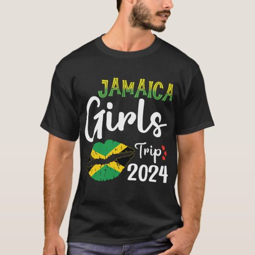 Jamaica Girls Trip 2024 Summer Vacation Trip 2024 T_Shirt