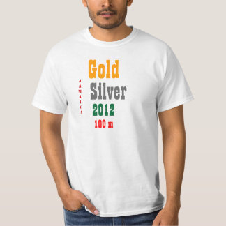 Jamaica gold silver t-shirts